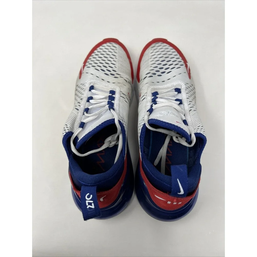 Nike Air Max 270 USA Mens Size 8 Running Shoes Sneakers Red White‎ Blue Olympic